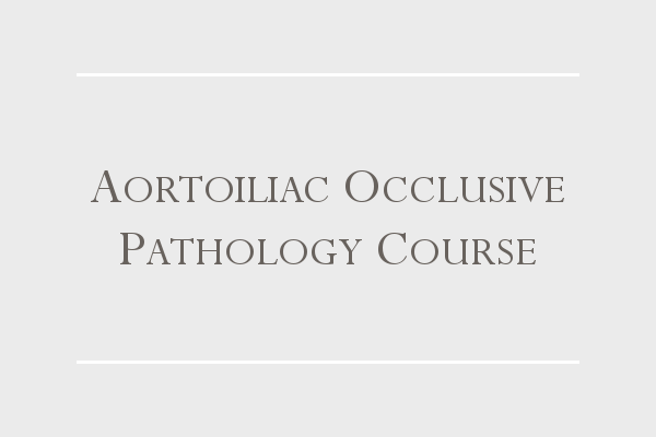 Aortoiliac Occlusive Pathology Course